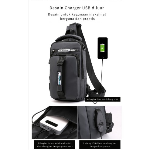 Tas multifungsi staye professional selempang ransel backpack