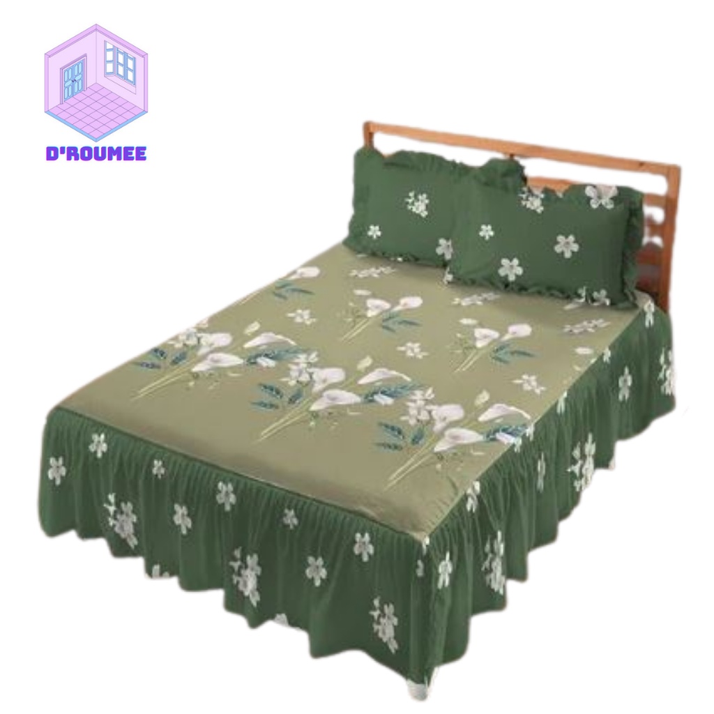 Sprei Rumbai Deluxe Kintakun Dahayu Ukuran 180X200 King Seprei Rumbai Seprai