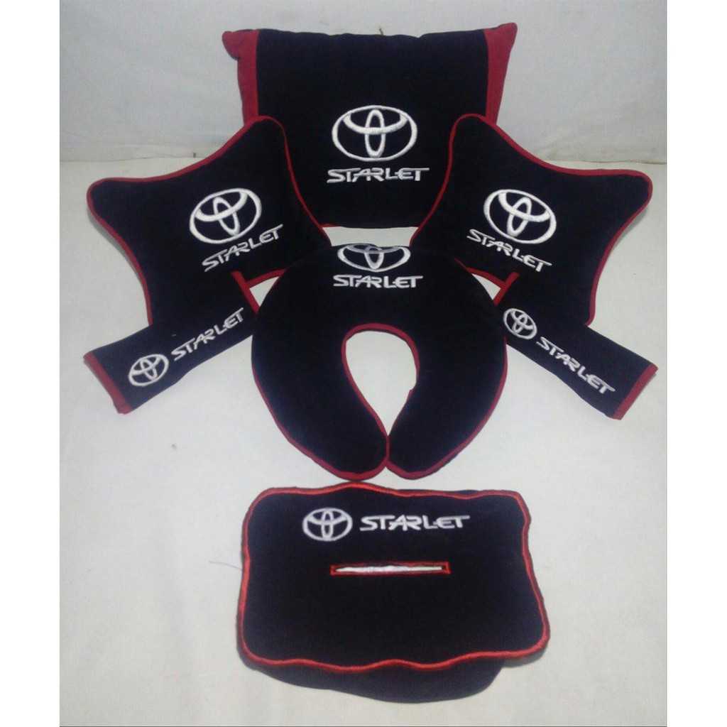 Aksesoris mobil Starlet ( Headrest, sandaran jok, Bantal mobil ) sp