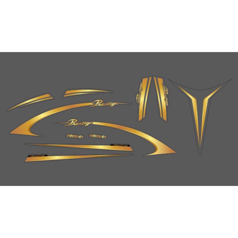 striping Prestige scoopy transparan