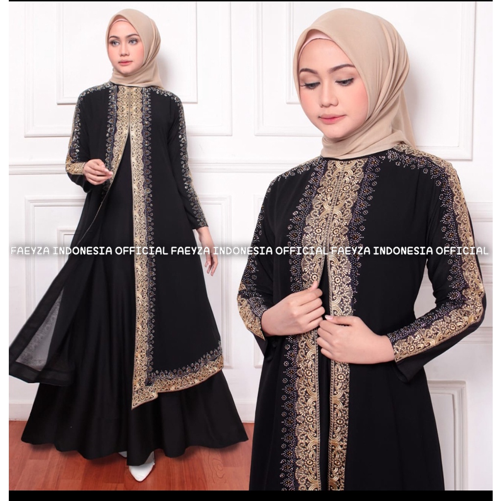 Gamis Abaya Turkey 1322 Hawa #290 Mega Store Farzola 2 Longdress Busana Muslimah