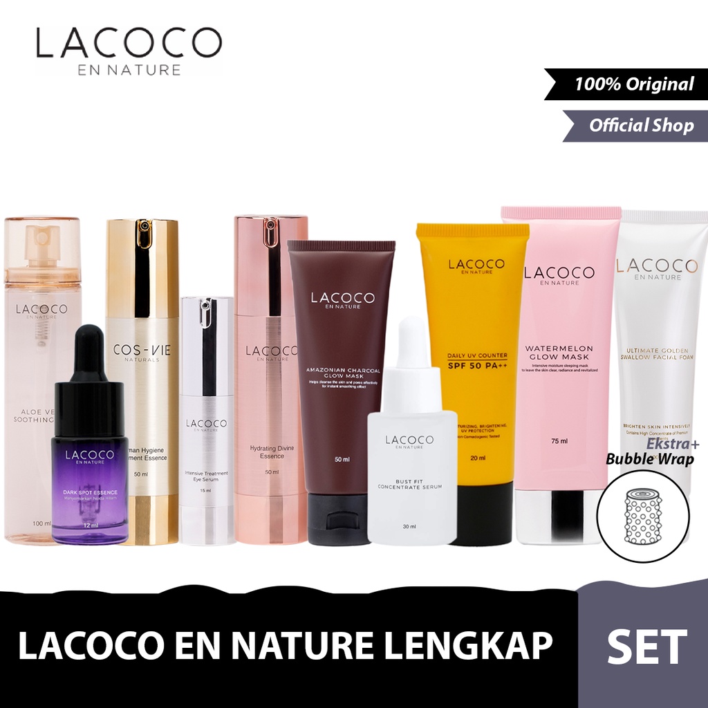 Paket Lengkap Lacoco En Nature Original 100% Produk Nasa
