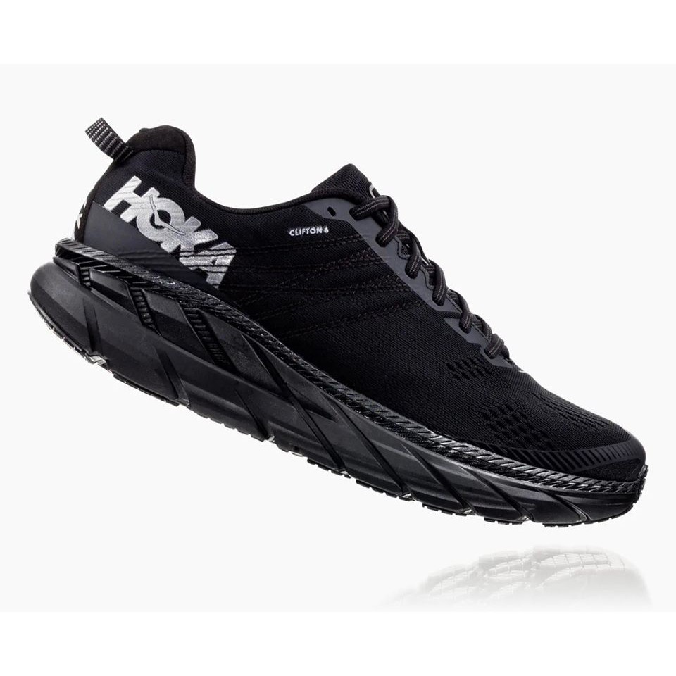 hoka all black shoes