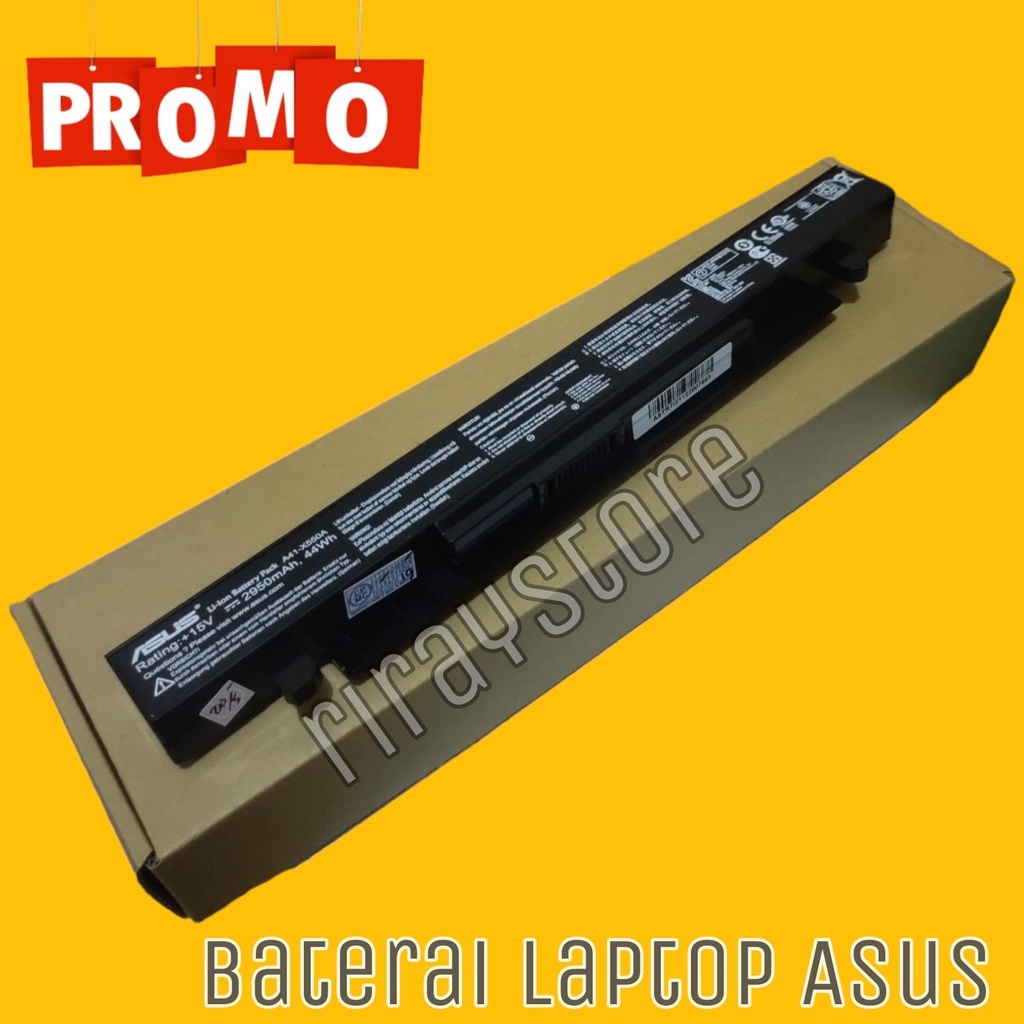 Battery Laptop Asus X452 X452C X452E X450 X450C X450CA X450VC A450C A450L X550A A450 A550 A550C F450 F550 F552 K450 X450 X450C X450V A41-X550A - Baterai Asus Original