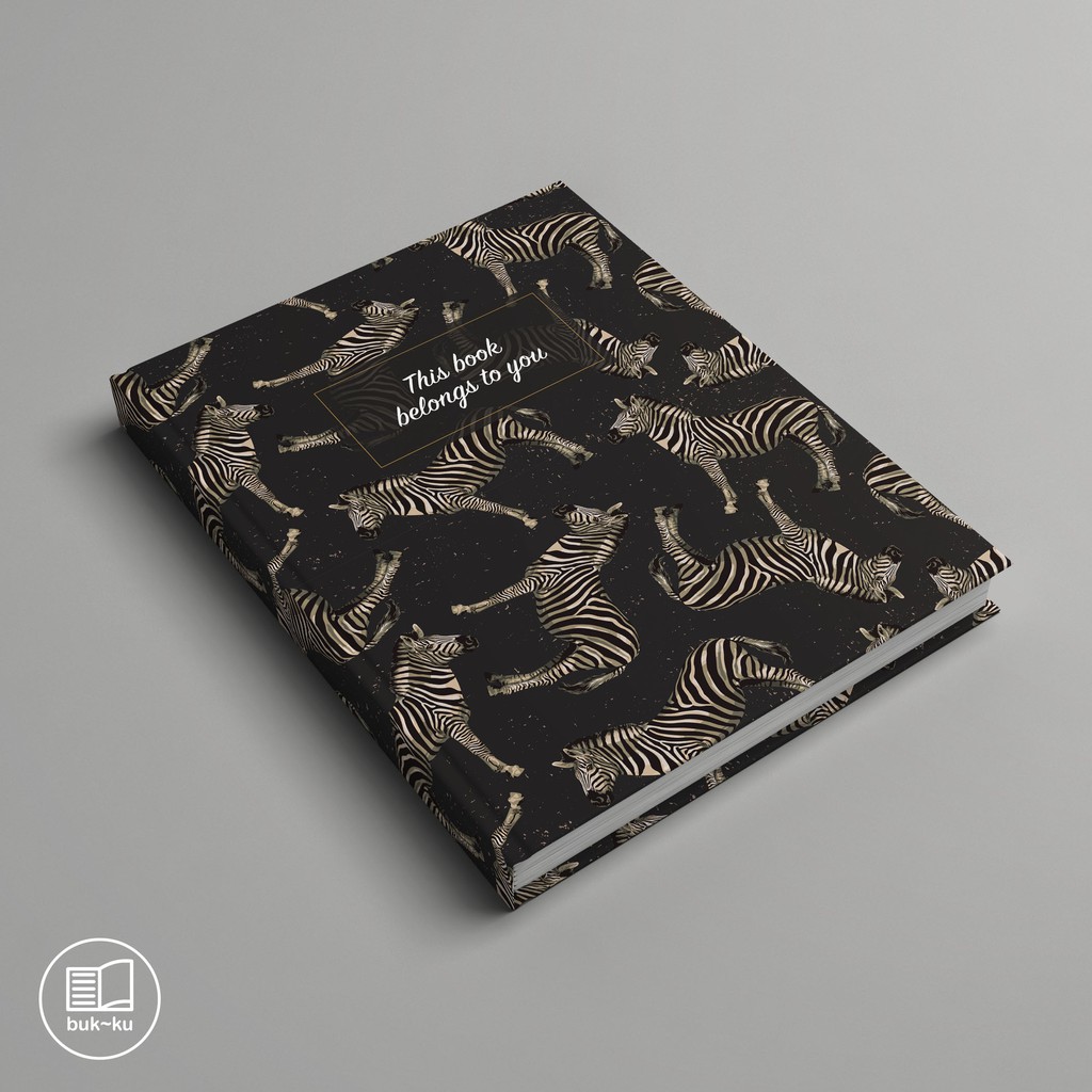 

buku custom catatan notebook motif zebra notes sekolah kuliah