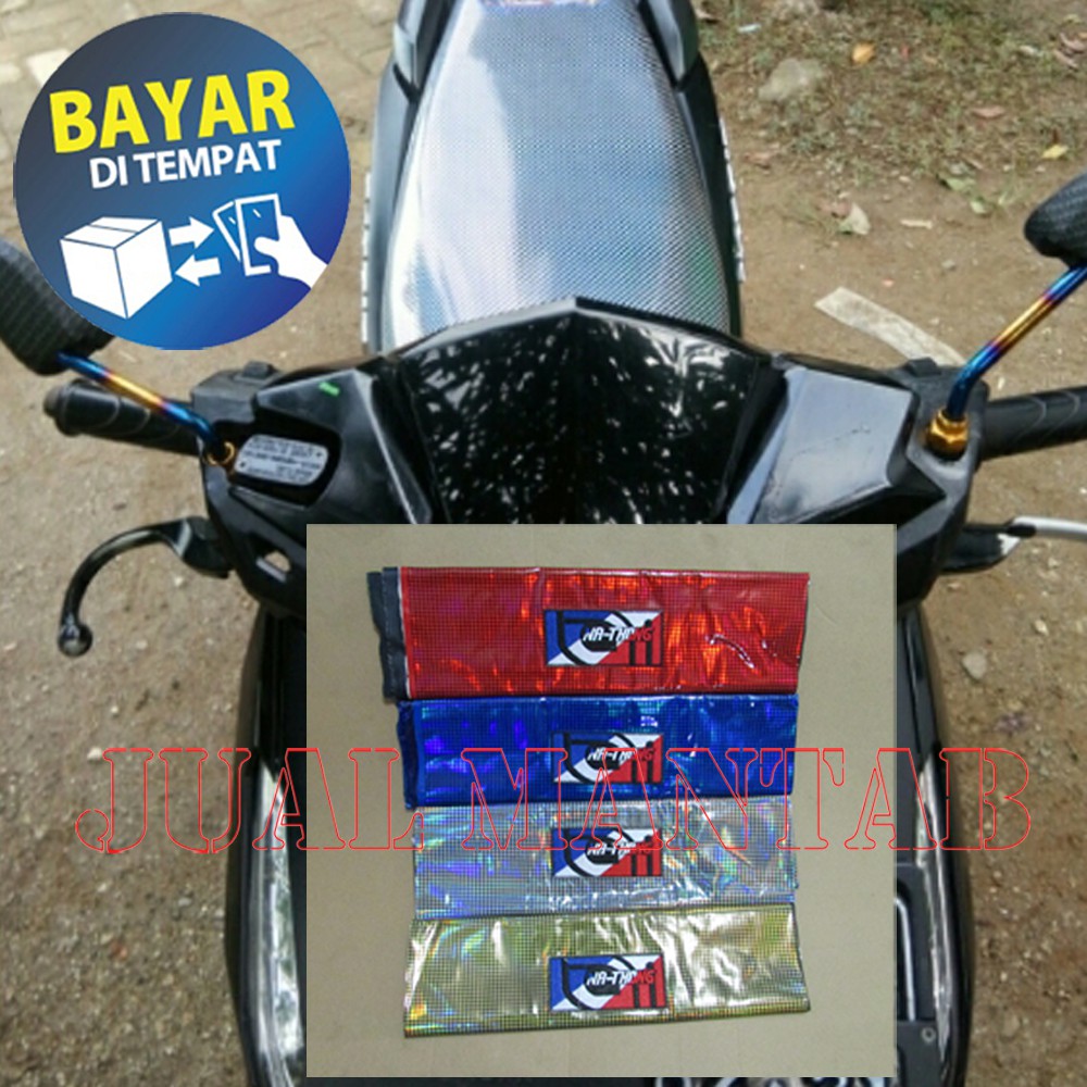 Variasi Aksesoris Sarung / Kulit Jok Motor Carbon Universal Murah Laris