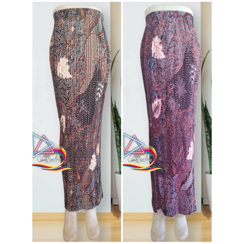 Bali.la™ Rok / Rok Plisket / Rok Plisket Batik / Rok Plisket Batik Motif Aurel / Rok untuk pesta  / 