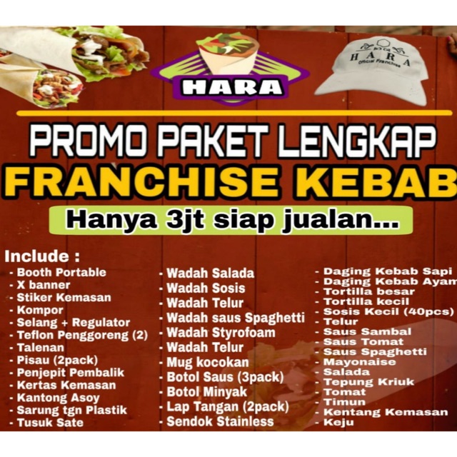 Peluang Franchise Kebab Murah Usaha