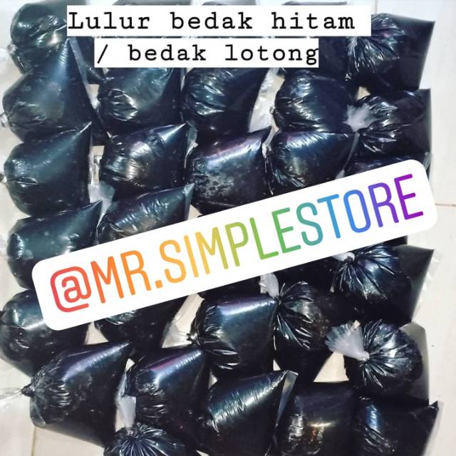BEDAK LOTONG / LULUR BEDAK HITAM / LULUR HITAM / BEDDA LOTONG 250GR