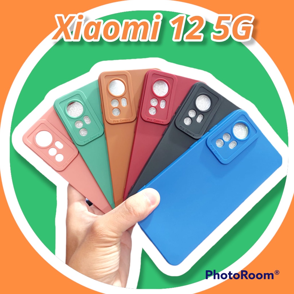 Pro Camera Soft Case Xiaomi 12 5G 12 Pro Solid Color Angel Eye Lens