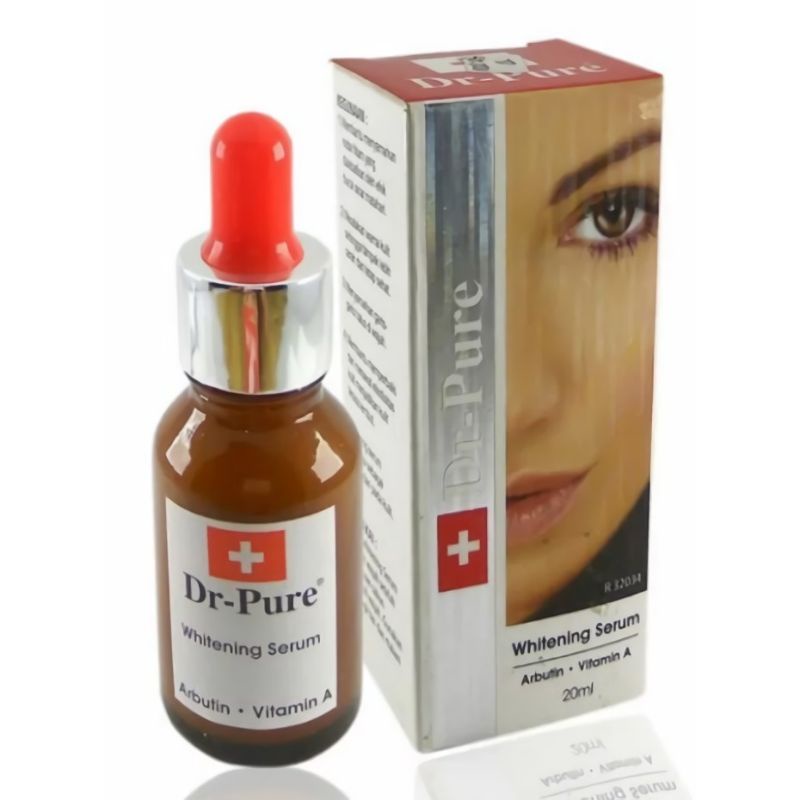 Dr Pure Whitening Serum Face 20 Ml dijamin Asli