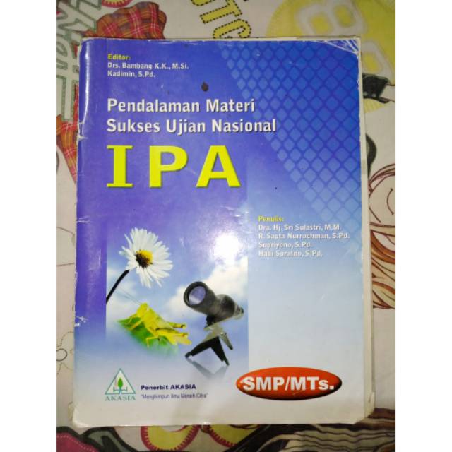 Pendalaman Materi Sukses Ujian Nasional SMP IPA Akasia