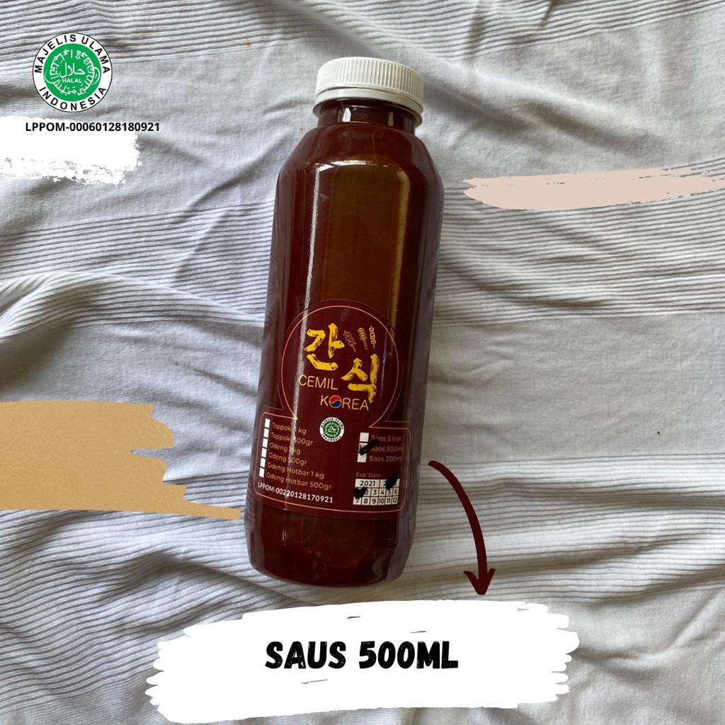 Saus Topokki khas Cemil Korea isi 500 ml