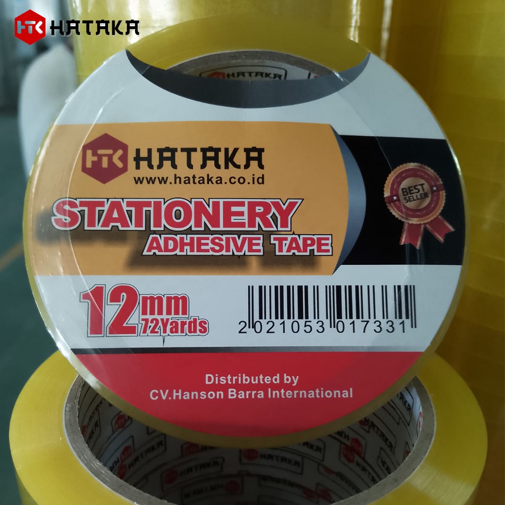 

[HATAKA] Isolasi Ukuran 12 mm x 72 mm Bening kulitas terbaik