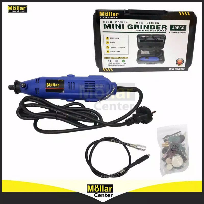 Mini gerinder box mollar