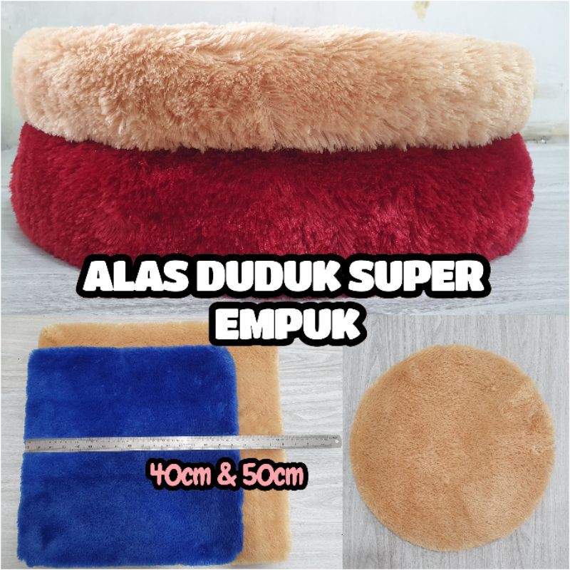  Bantal  Alas Duduk  Tebal 8cm 5cm Bulat  Kotak 50x50cm Busa  