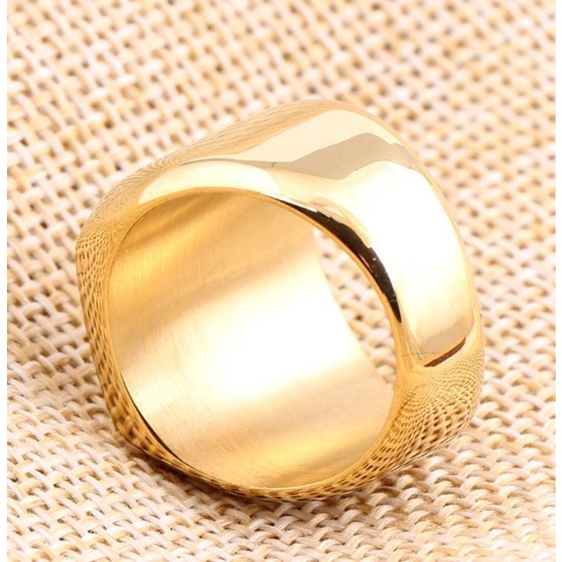 2022 Cincin Masonic single Warna gold / Hitam / silver Untuk Pria