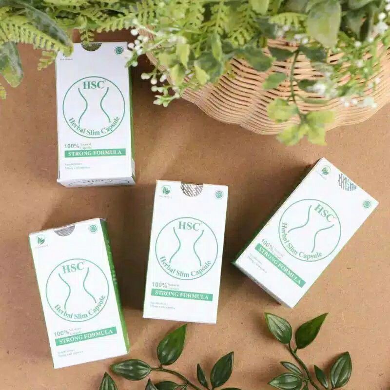 HSC Slimming Capsules HSC Herbal Slim Capsule Obat Pelangsing Badan Asli Original Terbaik
