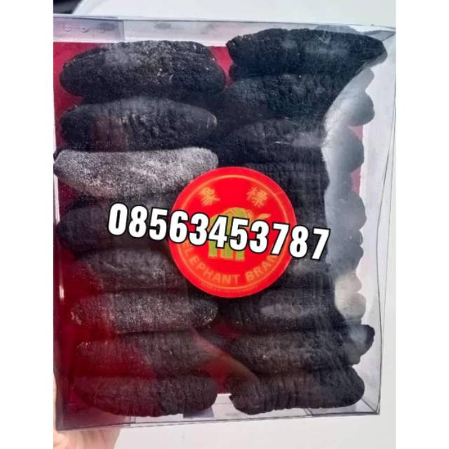 

Haisom teripang pasir haisom hitam premium 1kg isi 30 pcs atau 1kg isi 20pcs