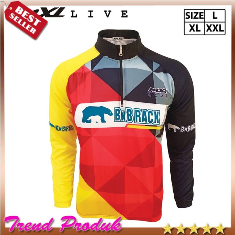 Jersey sepeda MXL lengan panjang jersey sepeda mtb pakaian bersepeda Jersey sepeda pria jersy gowes
