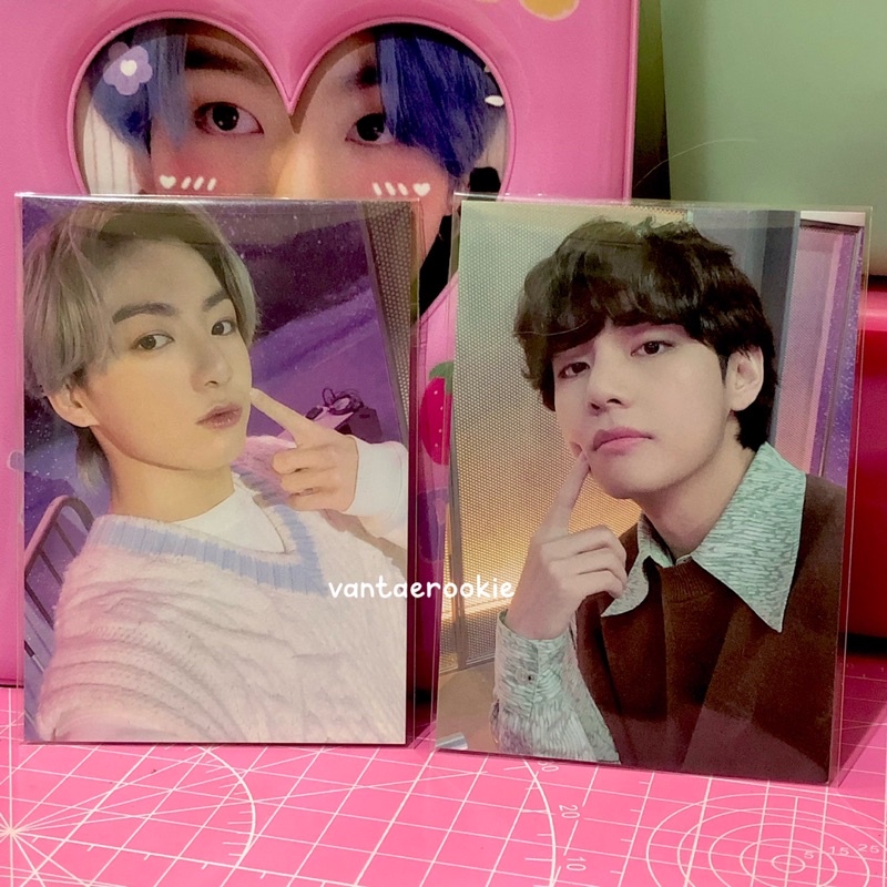 photocard pajama sowoozoo mini pc mpc taehyung bts v jungkook jk namjoon hoseok jhope pc album be