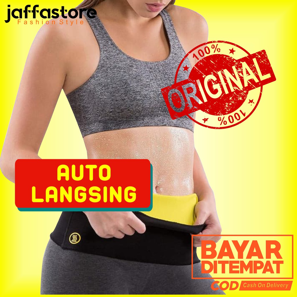 Korset Pria Wanita Pelangsing Pengecil Perut Hot Shapers Slim Waist Belt Neotex