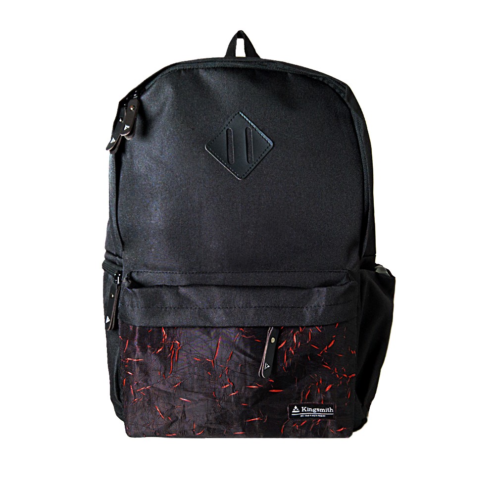 Kingsmith Backpack Blade series Red Tas Sekolah Water repellent Laptop Sepatu