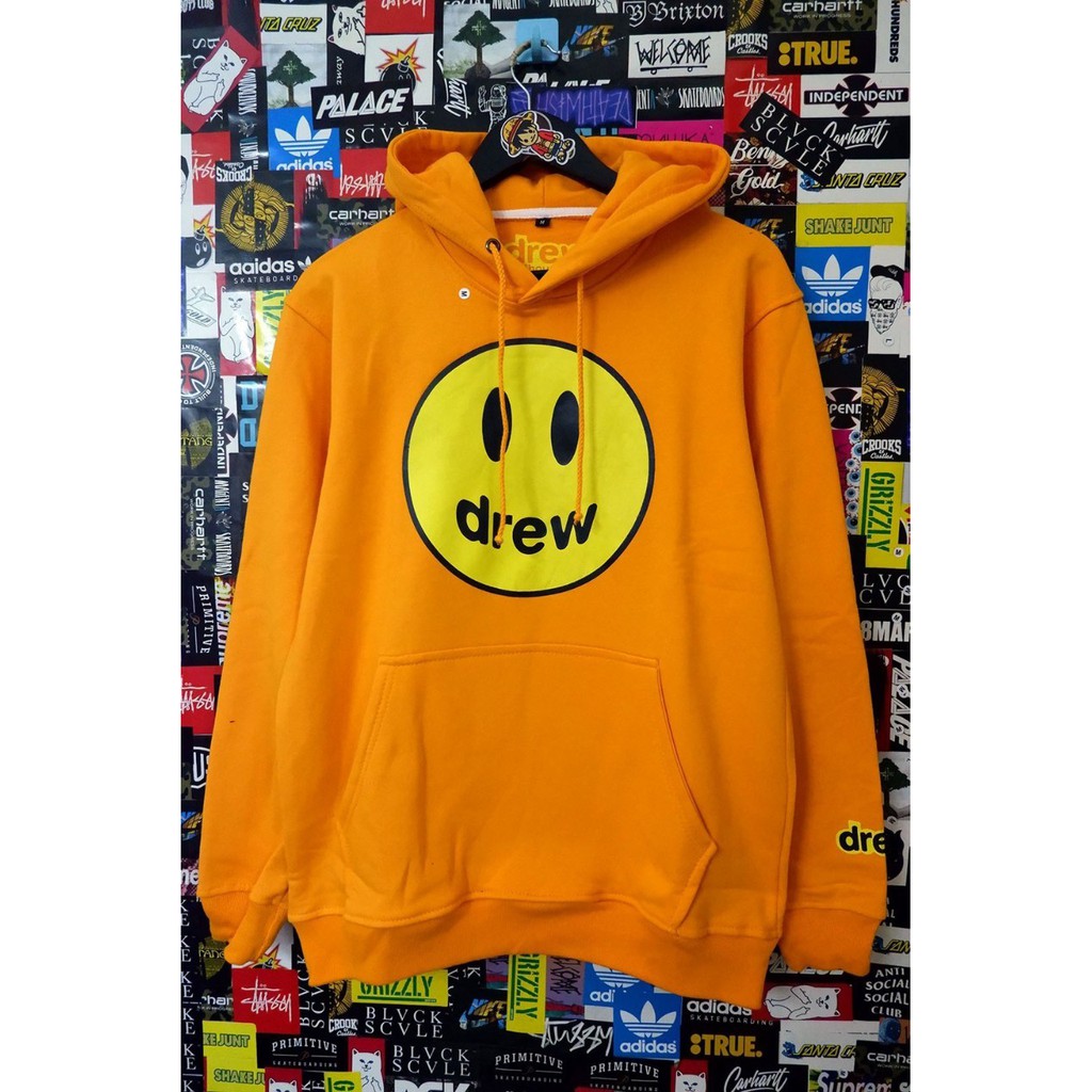 BIG PROMO BAYAR DITEMPAT Jaket Pria Sweater Hoodie Zipper DREW SMILE /Jaket Korea Jaket Suiter - Jak