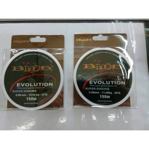 Senar Pancing Blood Evolution (Super Sinking/Cepat Menyelam) $