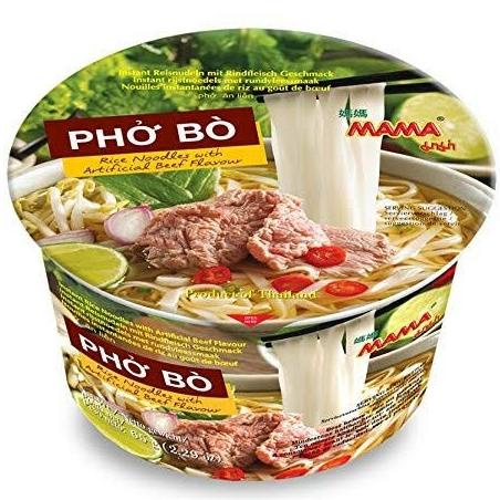 

Mama Pho Bo - Rice Noodle with Beef Flavour - Bihun Instan Thailand