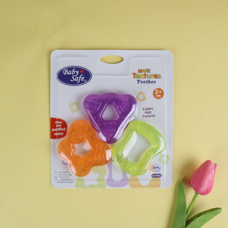 TT009 Baby Safe Multi Texture Cooling Teether/ Gigitan Bayi Babysafe