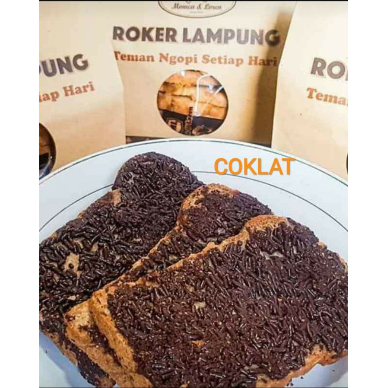 

Roti kering lampung ROKER LAMPUNG (COKLAT)