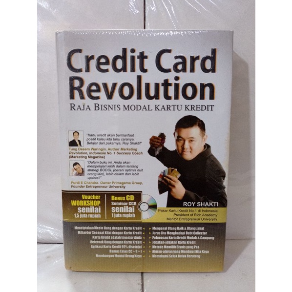 CREDIT CARD REVOLUTION Raja bisnis modal kartu kredit ROY SHAKTI buku ORIGINAL
