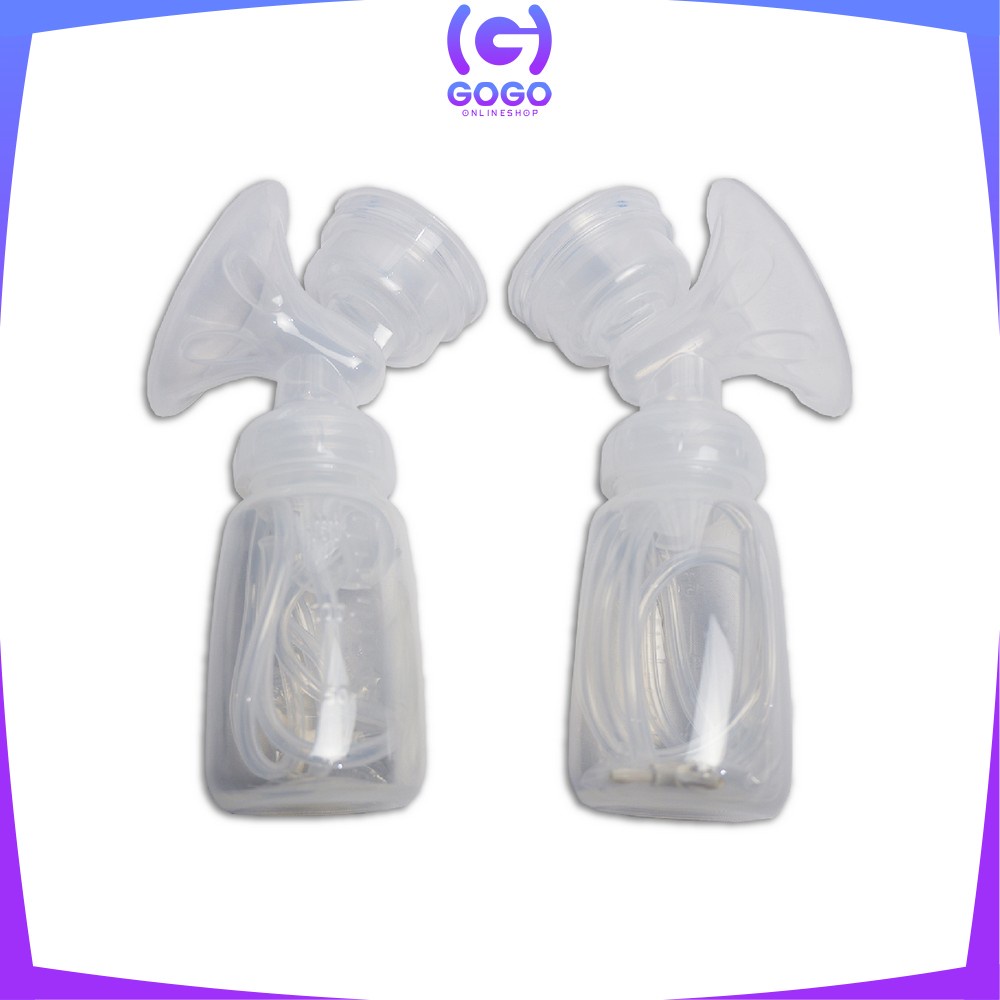 GOGO-C24 Pompa Asi Elektrik Otomatis 2 Botol Susu | Double Breast Pump Electric Automatic Breastpump