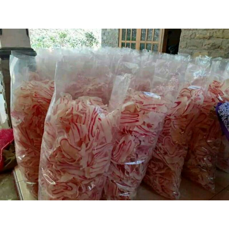 

Krupuk Banggi 500 gram/ krupuk singkong Khas Kebumen