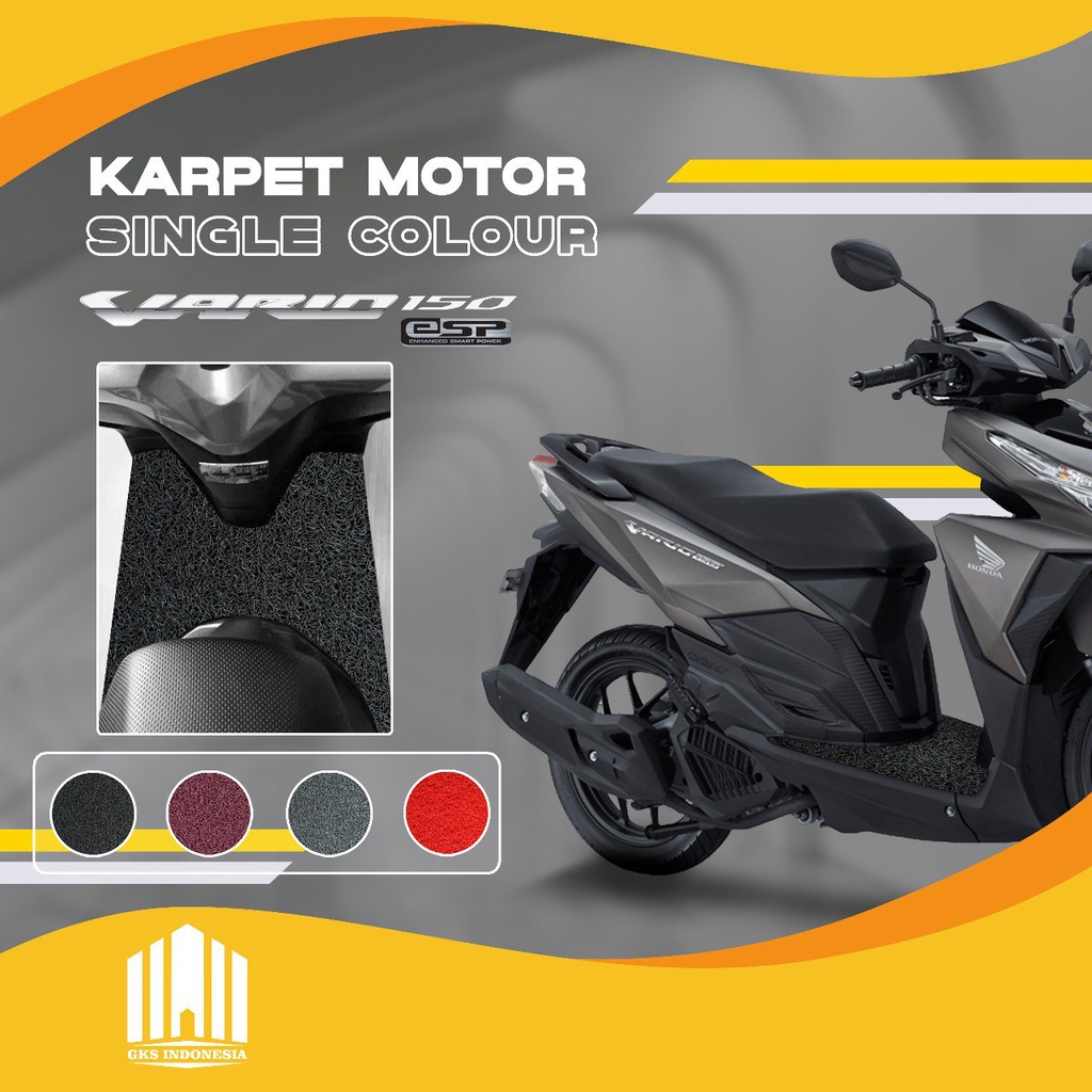 PRESTIGE - KARPET MOTOR - VARIO LED - KEYLESS -TAHUN 2018 S/D 2022-SINGLE COLOURS