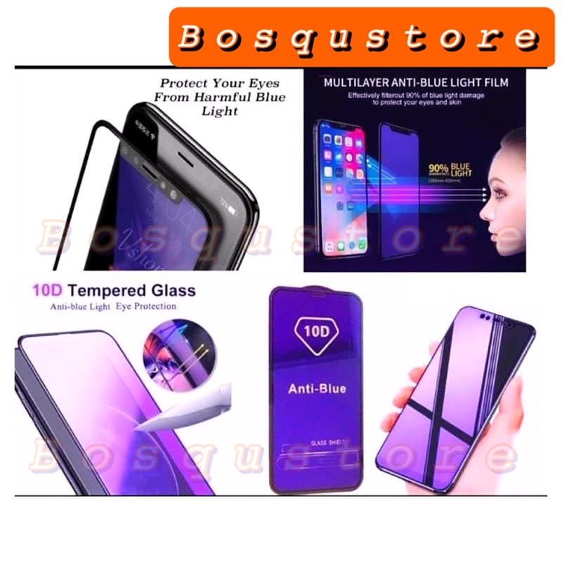TG FULL ANTI BLUE SAMSUNG A22/ A32/ A52/ A72/ A6/ A6+/ A7 2018/ A8+/ A8STAR/ A9 2018/ TEMPERED GLASS FULL ANTI BLUE LIGHT/ ANTI CAHAYA