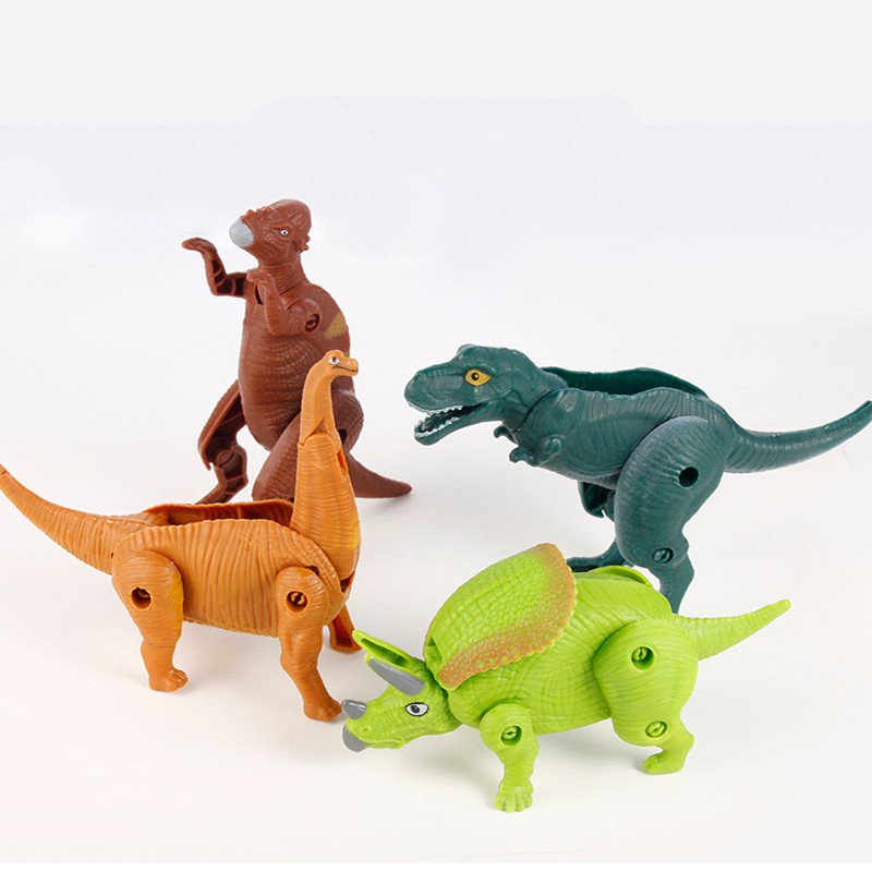 1pc Mainan Telur Dinosaurus Jurassic Park Dragon Tyrannosaur Untuk Anak