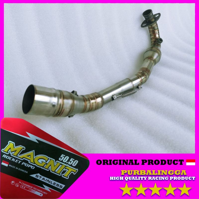 Knalpot Motor All New PCX 160 Vario 160 full cacing stainless stell - Header knalpot Honda PCX 160