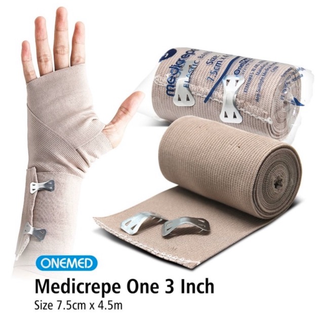 MEDICREPE / VERBAN / ELASTIC BANDAGE 3 INCH ONEMED