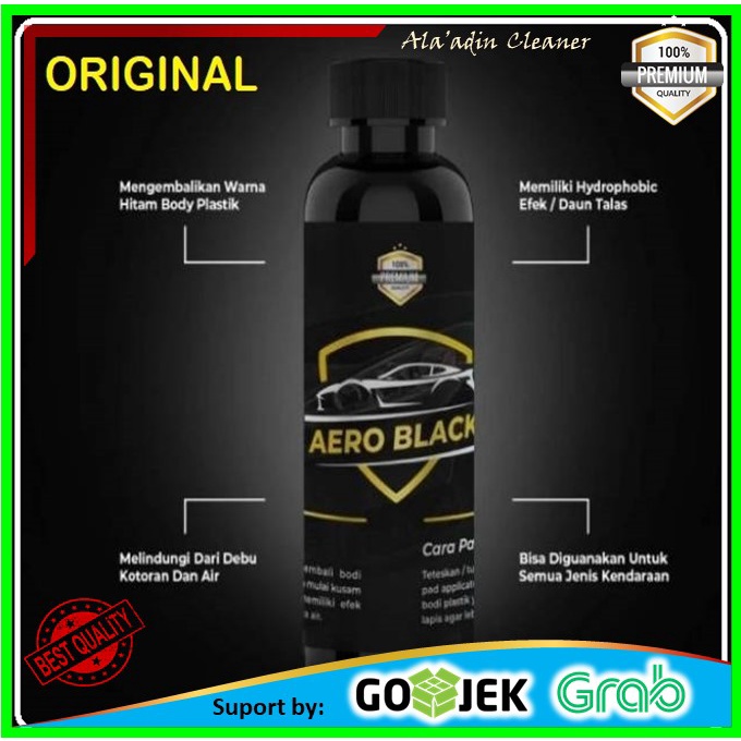 Aero Black Premium Penghitam Kendaraan Original