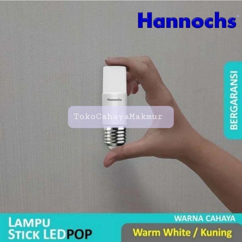 Lampu LED POP Stick Stik 3w,7w,12w,15w Hannochs CoolDayLight