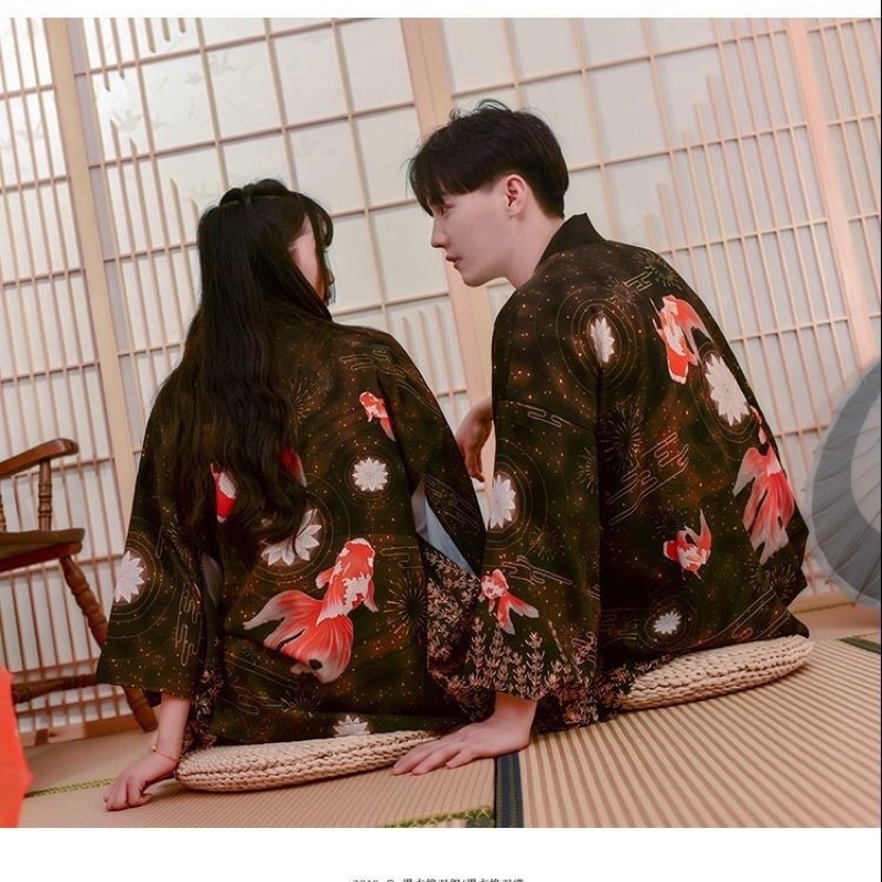KIMONO CARDINGAN HAORI IMPORT PRIA WANITA KOREA JEPANG ORIGINAL HARAJUKU RE42