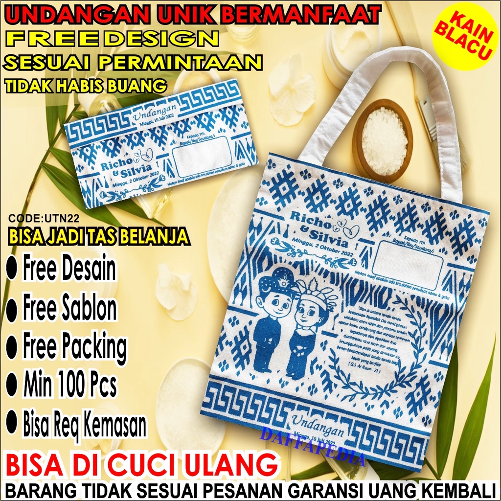 UNDANGAN PERNIKAHAN BERMANFAAT DAN UNIK