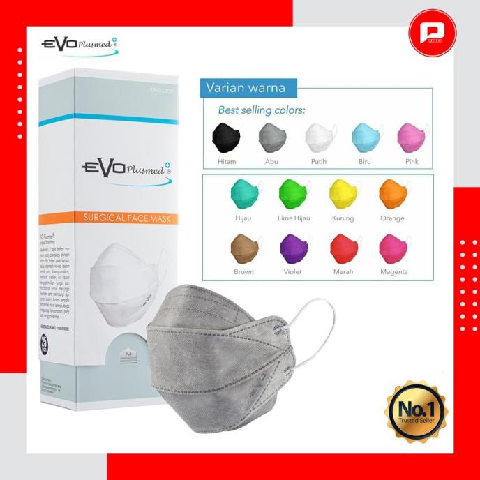 masker evo plusmed Surgical Mask / box 25 pcs - Magenta