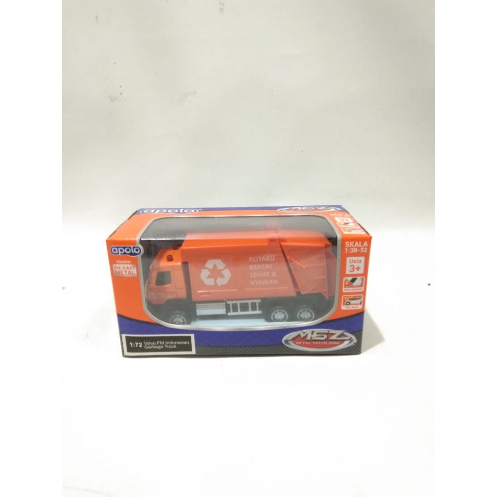 Diecast Apolo Msz volvo FM truk Sampah Indonesia