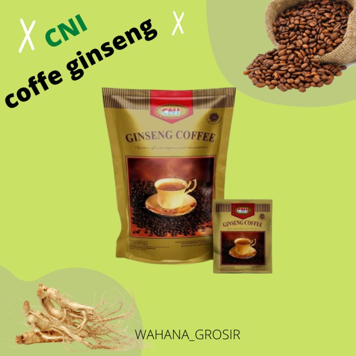 

r0eree Cni Ginseng Coffee - Kopi Gingseng C N I - 1Pack Ds20X11