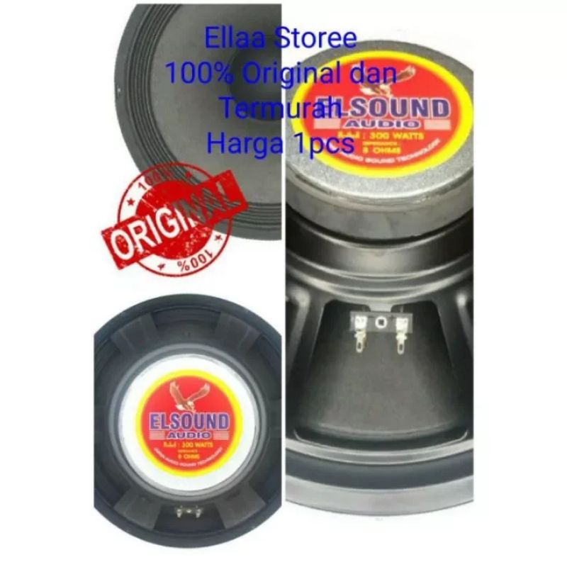 PROMO SPEAKER ELSOUND 12 INCH FULL RANGE COIL BIASA ORIGINAL
