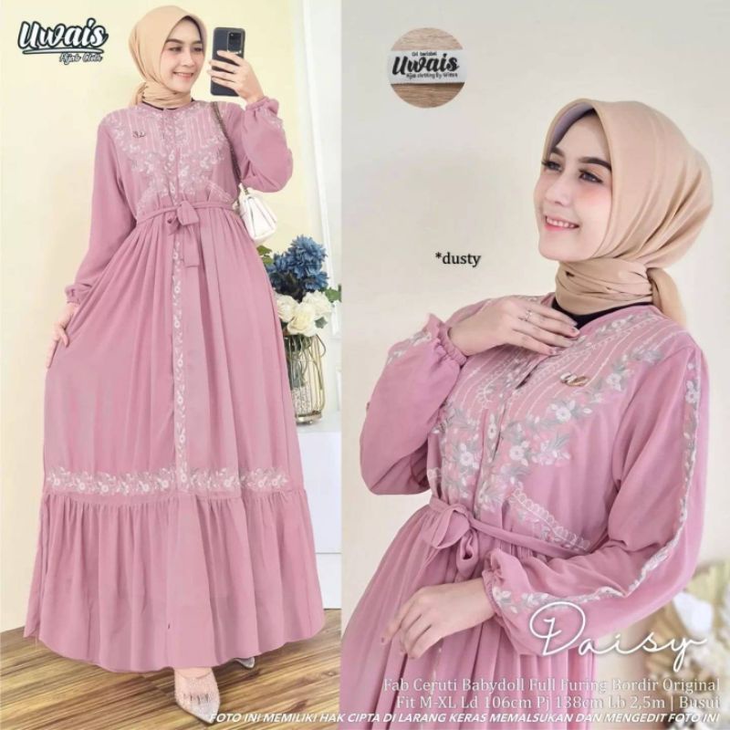 COD daisy dress FASHION BAJU GAMIS DRESS MAXI SETELAN MUSLIM WANITA CANTIK TERBARU KEKINIAN VIRAL MO
