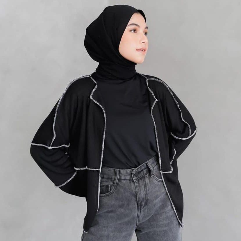 BEFAST - ZEC OOTD Wanita Cardigan ASRI / Zani Cardigan / Cardigan Wanita Casual / Cardigan Trendy / Cardigan Terlaris / Outer Modern / OOTD Wanita Remaja Hits / Cardigan Polos Kekinian